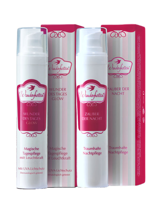 Das Tag&Nacht-Basis-Creme-Menü für feuchtigkeitsarme Haut