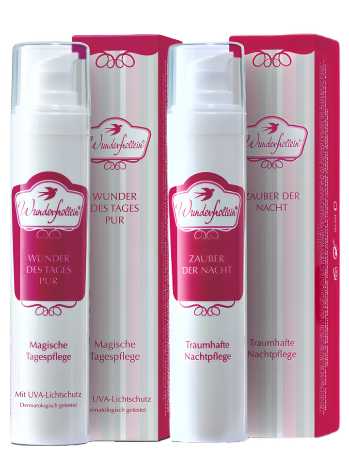 Das Tag&Nacht-Basis-Creme-Menü für feuchtigkeitsarme Haut