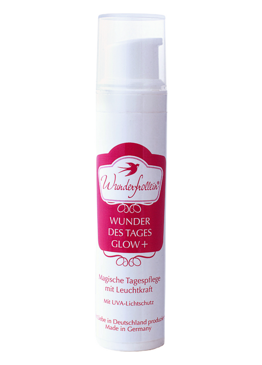WUNDER DES TAGES GLOW+ - Magische Tagespflege mit Leuchtkraft (reichhaltig), Miniatur 15 ml